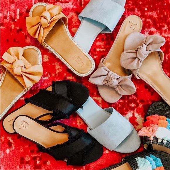 Women's Sephorie Satin Frayed Crossband Slide - Picture 3 of 7